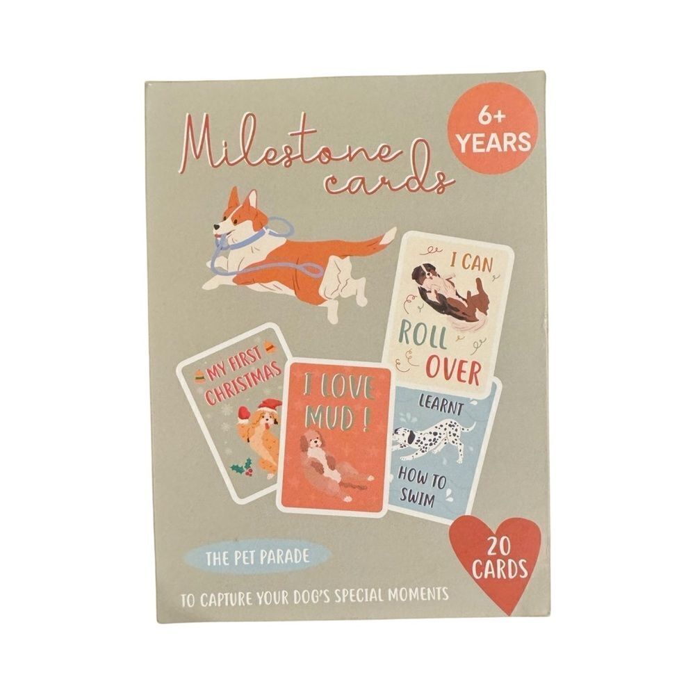 Modern Expressions Pet Milestone Cards The Pet Parade to Celebrate Pet Set of 20
